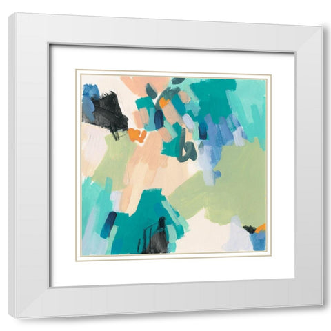 Soft Serve IV White Modern Wood Framed Art Print with Double Matting by Vess, June Erica