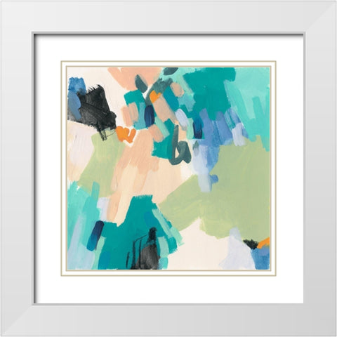 Soft Serve IV White Modern Wood Framed Art Print with Double Matting by Vess, June Erica
