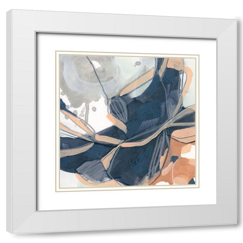 Sienna Spindle II White Modern Wood Framed Art Print with Double Matting by Vess, June Erica