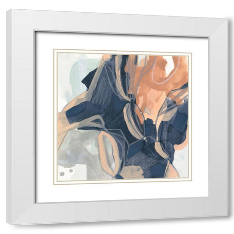 Sienna Spindle IV White Modern Wood Framed Art Print with Double Matting by Vess, June Erica