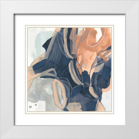 Sienna Spindle IV White Modern Wood Framed Art Print with Double Matting by Vess, June Erica