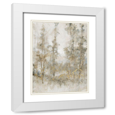 Thicket of Trees I White Modern Wood Framed Art Print with Double Matting by OToole, Tim