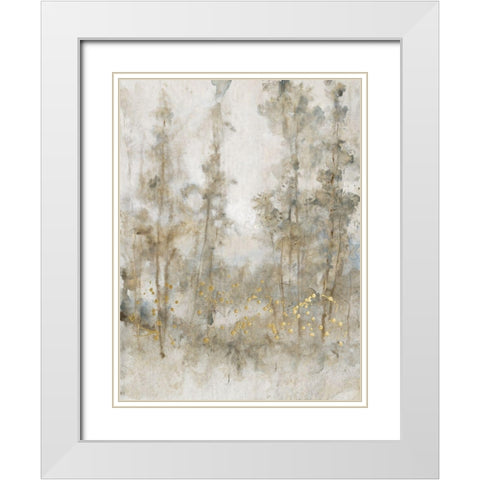 Thicket of Trees I White Modern Wood Framed Art Print with Double Matting by OToole, Tim