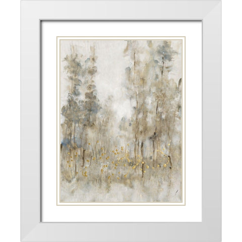 Thicket of Trees II White Modern Wood Framed Art Print with Double Matting by OToole, Tim