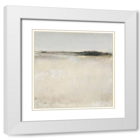 Subtle Scape I White Modern Wood Framed Art Print with Double Matting by OToole, Tim