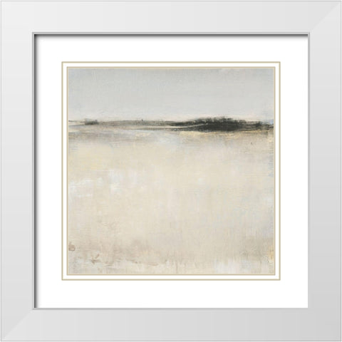 Subtle Scape I White Modern Wood Framed Art Print with Double Matting by OToole, Tim