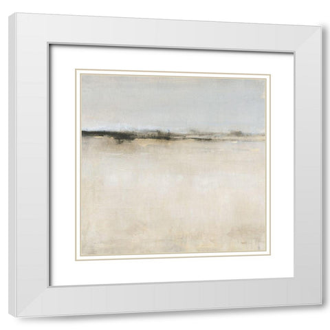 Subtle Scape II White Modern Wood Framed Art Print with Double Matting by OToole, Tim