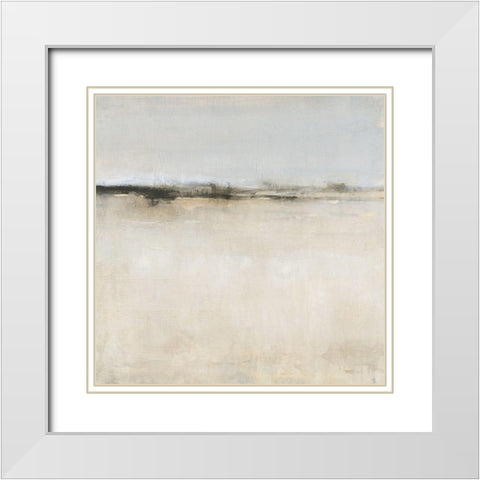 Subtle Scape II White Modern Wood Framed Art Print with Double Matting by OToole, Tim