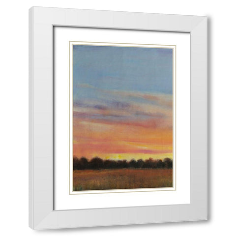 Daylight Fades I White Modern Wood Framed Art Print with Double Matting by OToole, Tim