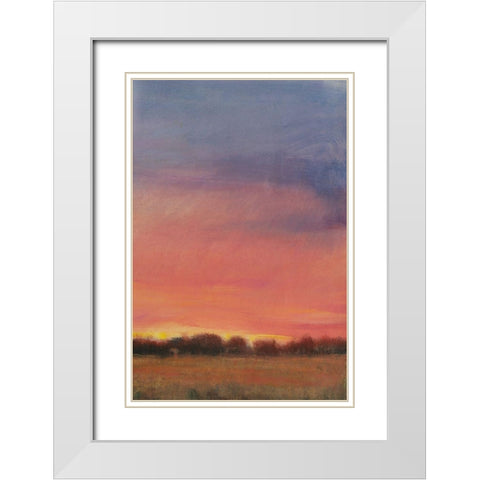 Daylight Fades III White Modern Wood Framed Art Print with Double Matting by OToole, Tim
