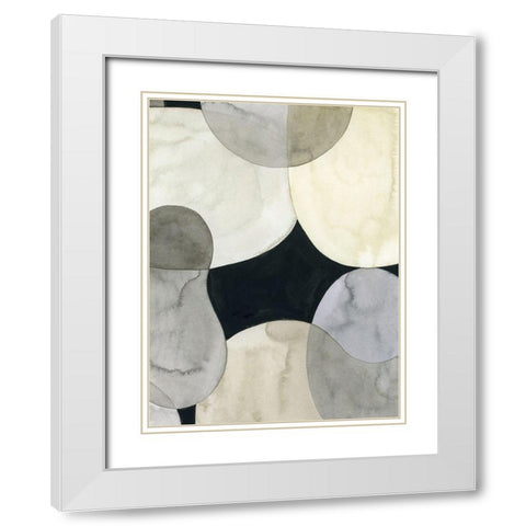 Universal Sound I White Modern Wood Framed Art Print with Double Matting by Popp, Grace