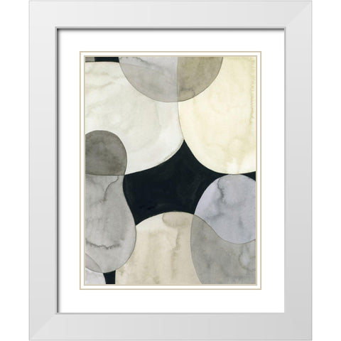 Universal Sound I White Modern Wood Framed Art Print with Double Matting by Popp, Grace