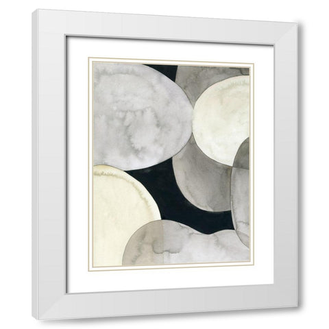 Universal Sound II White Modern Wood Framed Art Print with Double Matting by Popp, Grace