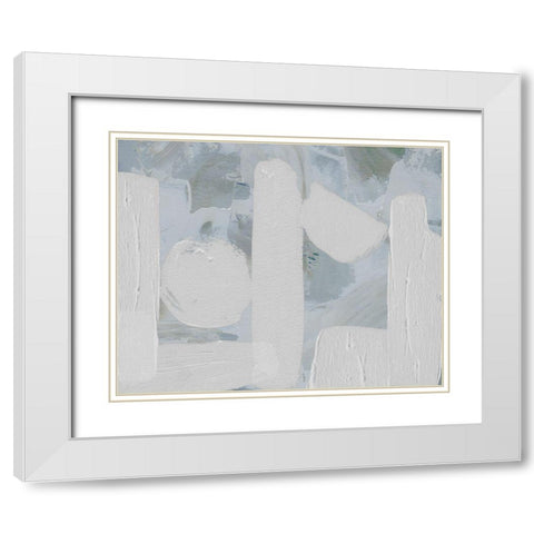 Saltwater Tide IV White Modern Wood Framed Art Print with Double Matting by Wang, Melissa