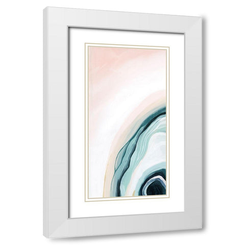 Half Shell I White Modern Wood Framed Art Print with Double Matting by Popp, Grace