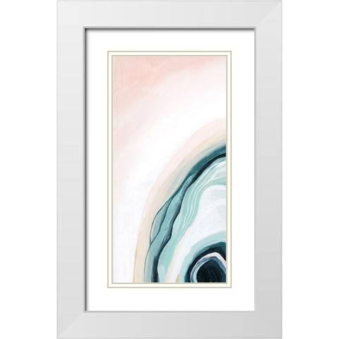 Half Shell I White Modern Wood Framed Art Print with Double Matting by Popp, Grace