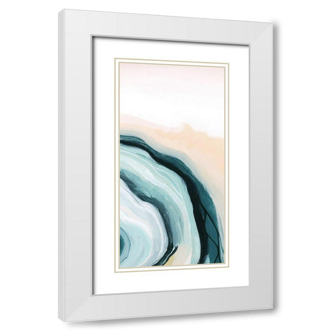 Half Shell II White Modern Wood Framed Art Print with Double Matting by Popp, Grace