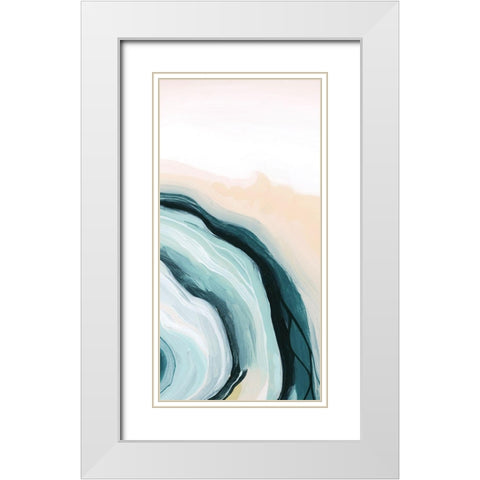 Half Shell II White Modern Wood Framed Art Print with Double Matting by Popp, Grace