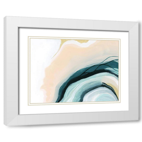 Half Shell III White Modern Wood Framed Art Print with Double Matting by Popp, Grace