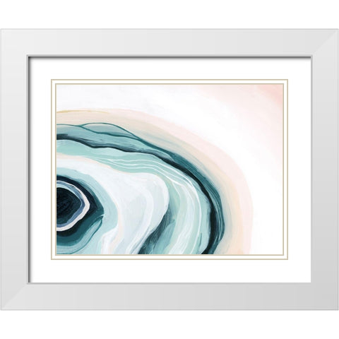 Half Shell IV White Modern Wood Framed Art Print with Double Matting by Popp, Grace