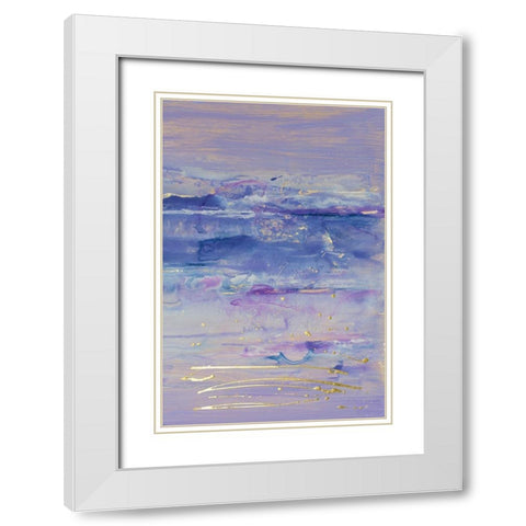Canyon and Hill II White Modern Wood Framed Art Print with Double Matting by Combs, Joyce