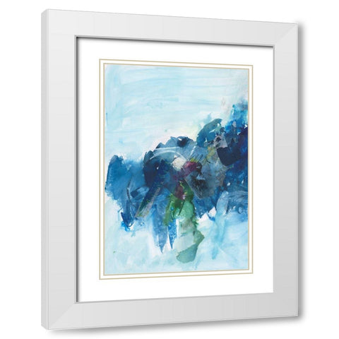 Skyward Bound I White Modern Wood Framed Art Print with Double Matting by Combs, Joyce
