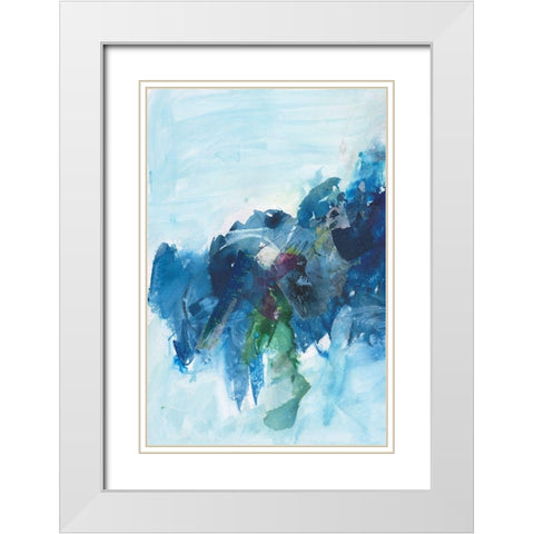 Skyward Bound I White Modern Wood Framed Art Print with Double Matting by Combs, Joyce