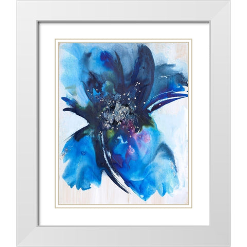 Nature in Costume I White Modern Wood Framed Art Print with Double Matting by Combs, Joyce