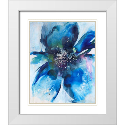 Nature in Costume II White Modern Wood Framed Art Print with Double Matting by Combs, Joyce