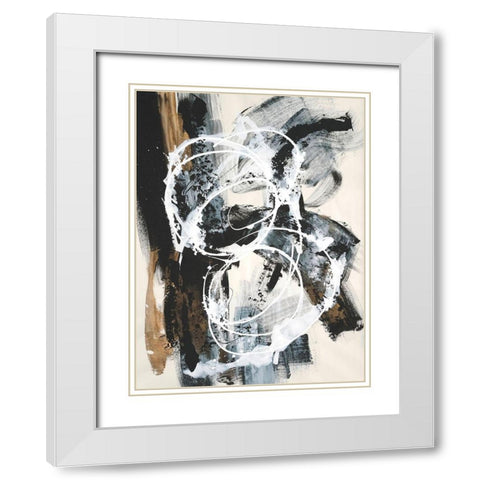 Natures Winterland III White Modern Wood Framed Art Print with Double Matting by Combs, Joyce
