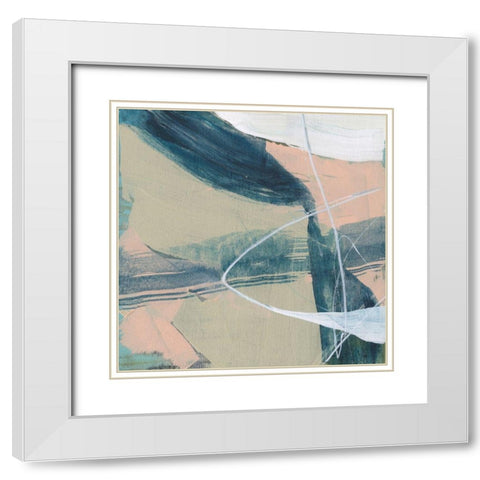 Bubblegum Pop IV White Modern Wood Framed Art Print with Double Matting by Goldberger, Jennifer