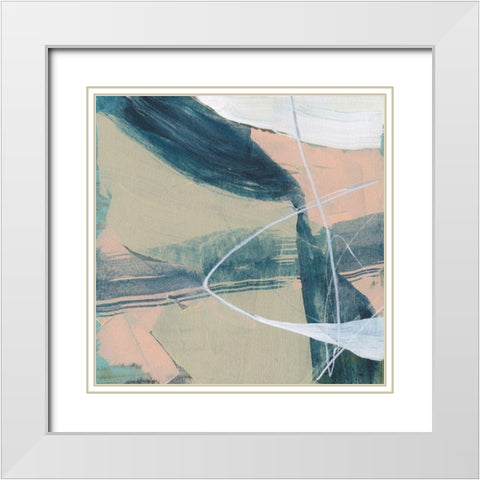 Bubblegum Pop IV White Modern Wood Framed Art Print with Double Matting by Goldberger, Jennifer