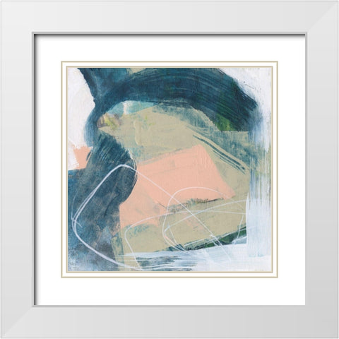 Bubblegum Pop VII White Modern Wood Framed Art Print with Double Matting by Goldberger, Jennifer