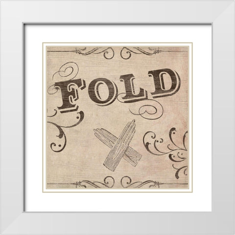 Vintage Laundry Signs VIII White Modern Wood Framed Art Print with Double Matting by Vess, June Erica