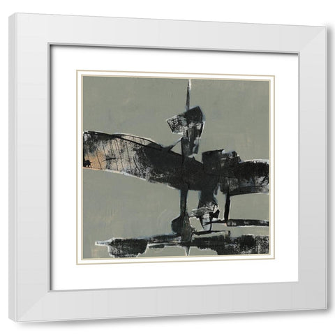 Ode an Kline IV White Modern Wood Framed Art Print with Double Matting by Goldberger, Jennifer