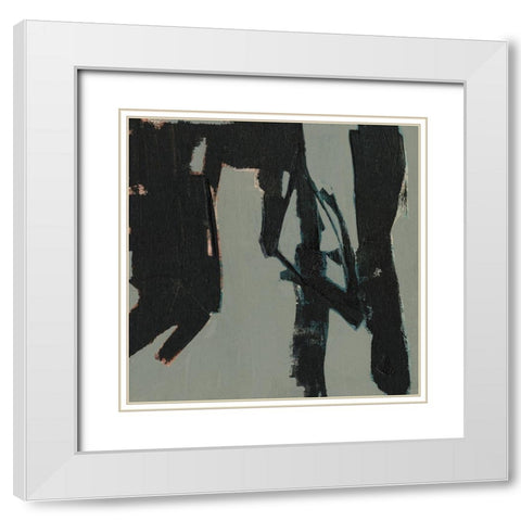 Ode an Kline VIII White Modern Wood Framed Art Print with Double Matting by Goldberger, Jennifer