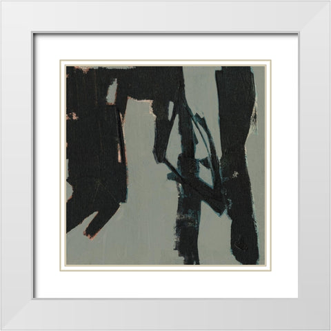 Ode an Kline VIII White Modern Wood Framed Art Print with Double Matting by Goldberger, Jennifer