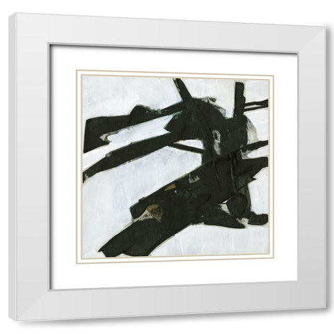 Ode an Kline IX White Modern Wood Framed Art Print with Double Matting by Goldberger, Jennifer