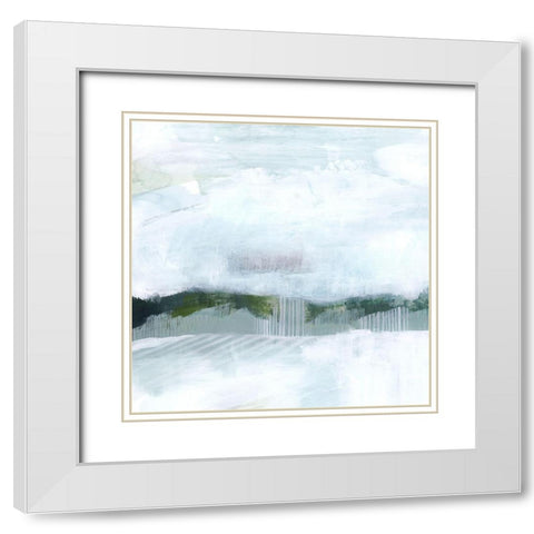 Walk in Winter I White Modern Wood Framed Art Print with Double Matting by Popp, Grace