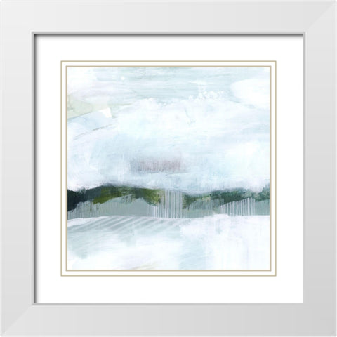 Walk in Winter I White Modern Wood Framed Art Print with Double Matting by Popp, Grace