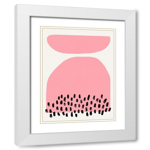 Good Vibes II White Modern Wood Framed Art Print with Double Matting by Green, Jacob