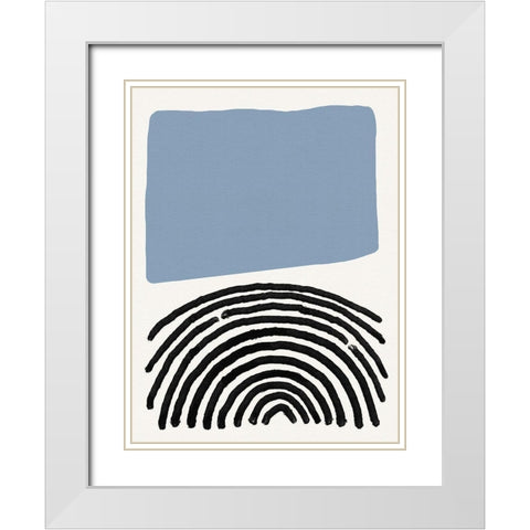 Good Vibes III White Modern Wood Framed Art Print with Double Matting by Green, Jacob