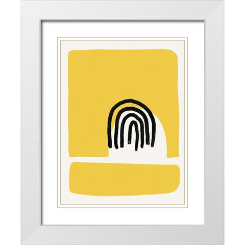Good Vibes IV White Modern Wood Framed Art Print with Double Matting by Green, Jacob