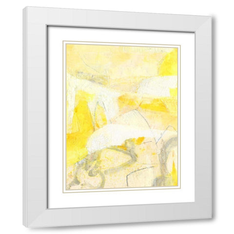 Beamish II White Modern Wood Framed Art Print with Double Matting by Jachimiec, Sue