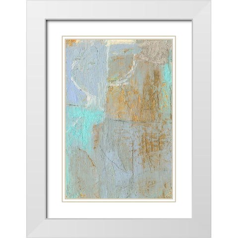 Ambit I White Modern Wood Framed Art Print with Double Matting by Jachimiec, Sue