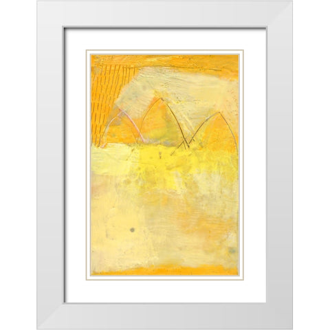 Beamlet II White Modern Wood Framed Art Print with Double Matting by Jachimiec, Sue