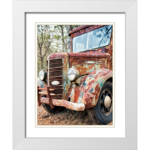 Special Delivery White Modern Wood Framed Art Print with Double Matting by Head, Danny