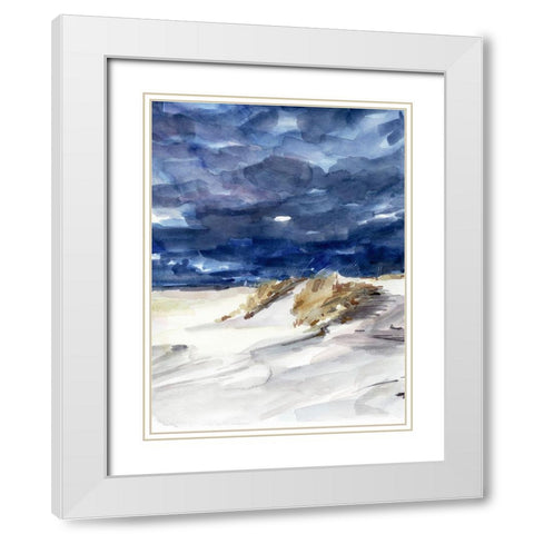Stormy Front I White Modern Wood Framed Art Print with Double Matting by Parker, Jennifer Paxton