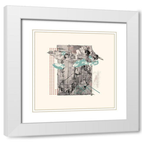 Lost Lullaby I White Modern Wood Framed Art Print with Double Matting by Wang, Melissa