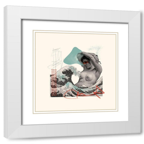 Lost Lullaby VI White Modern Wood Framed Art Print with Double Matting by Wang, Melissa